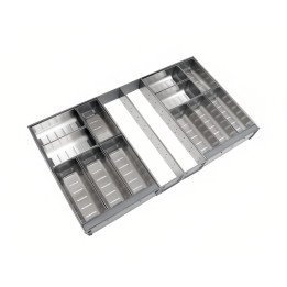 CUBERTERO DE MODULO DE 90 AC.INOX.