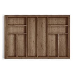 CUBERTERO MADERA EXTENSIBLE  MODULO DE 80 A 110 NOGAL