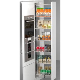 COLUMNA EXTRAIBLE PRO OVAL SOFT CROMADO DE MODULO DE 45