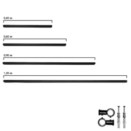 KIT CAÑO CROMO 16x900mm